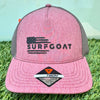 SURFGOAT Logo Hat (Heather Crimson/Steel)